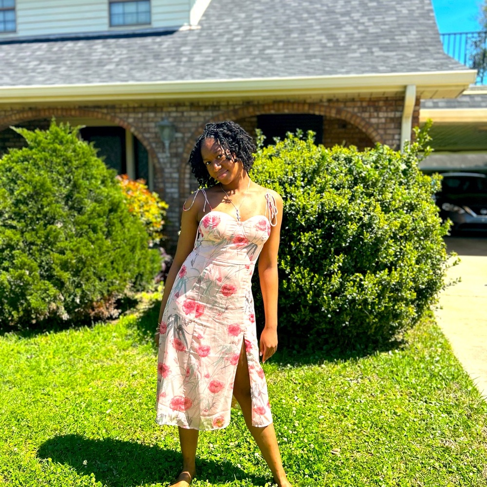 Fashion Nova Spring Dress
Worn once
Still in good condition